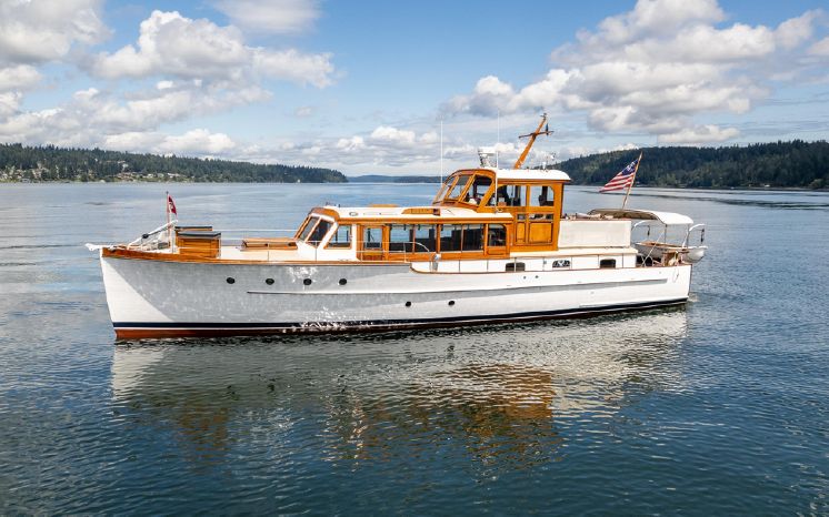 Riptide 1939 Elco Motor Yacht exterior view
