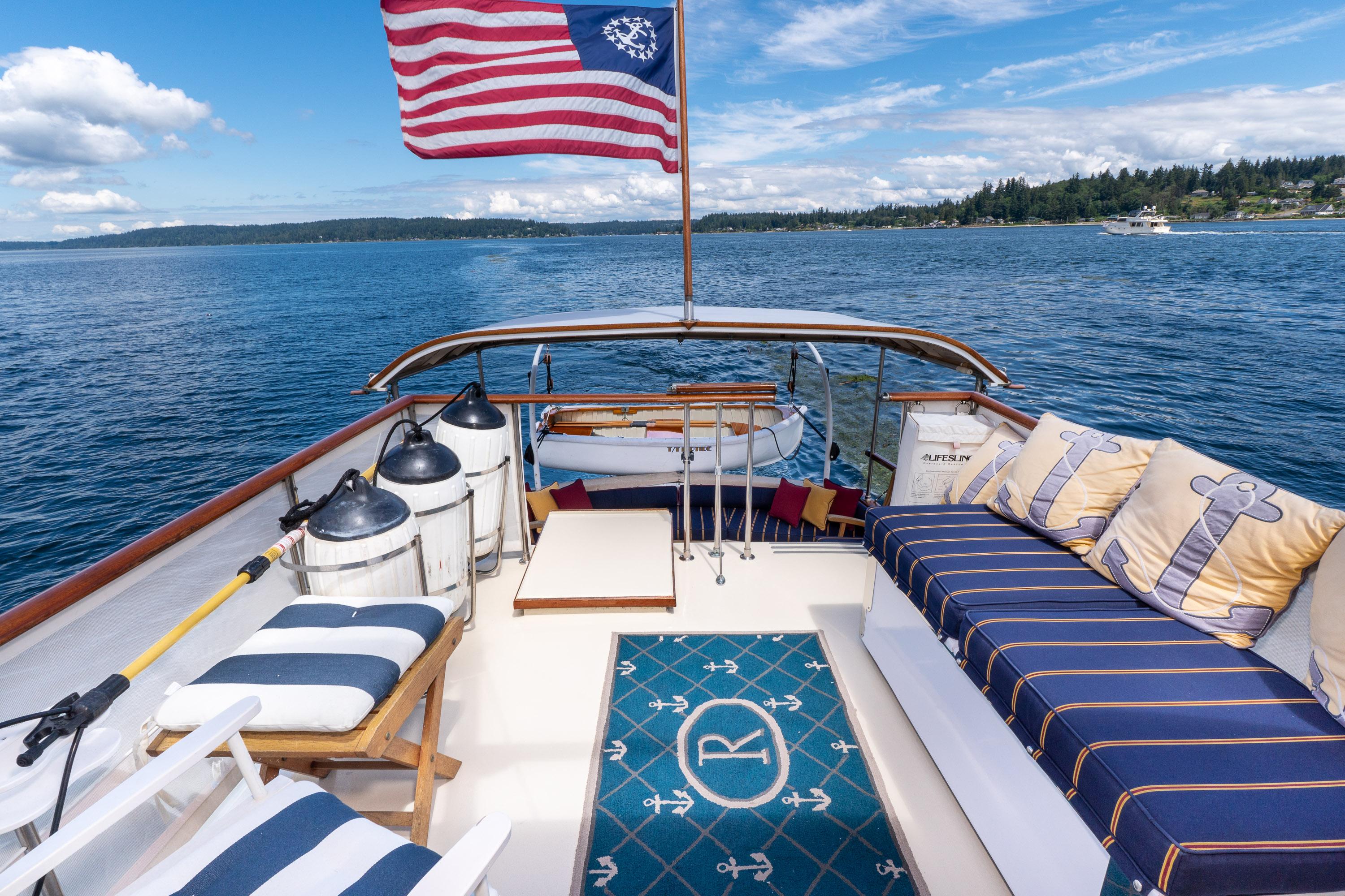 Riptide 1939 Elco Motor Yacht Deck View