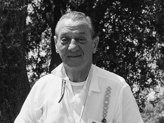 Portrait of "Mo" Dalitz, previous owner of Riptide