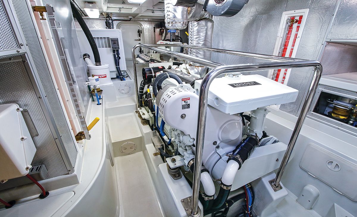 Nordhavn N52 Engine Room Nordhavn N52 Engine Room